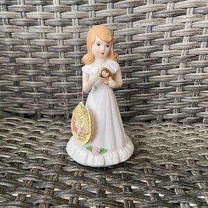 Enesco Vintage Growing Up Birthday Girl Age 9 Brunette
